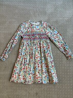 Mini Boden Vanilla Fairies Smocked Dress